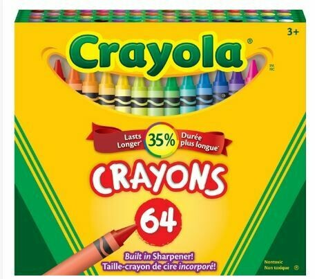 Crayola Crayons, 64 Count – EMPIRE EMPORTS INC.