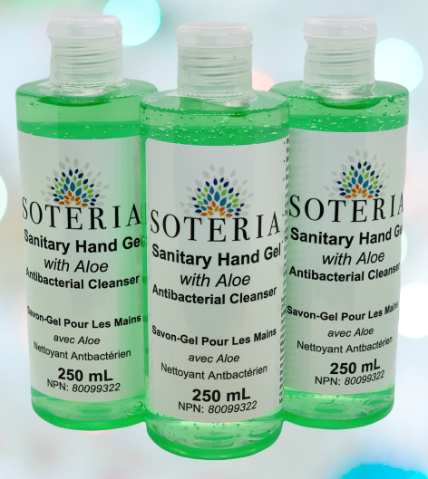 SOTERIA Sanitary Hand Gel 70% Alcohol (Various Sizes)