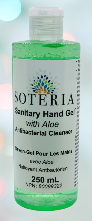SOTERIA Sanitary Hand Gel 70% Alcohol (Various Sizes)