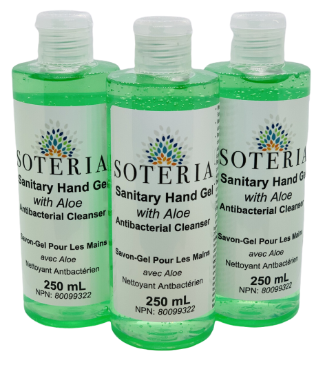 SOTERIA Sanitary Hand Gel 70% Alcohol (Various Sizes)