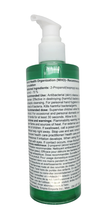 Soteria Hand Sanitizer for Sensitive Skin Pump Bottle- Watermelon Scented (Various Sizes)