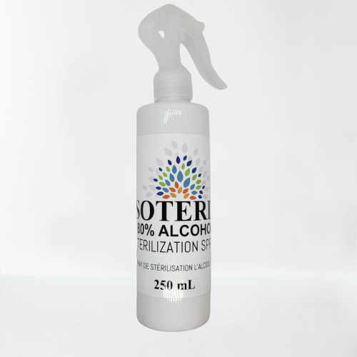 SOTERIA Sterilization Spray 80% Alcohol + Microfibre Cloth (Washable/Reusable)
