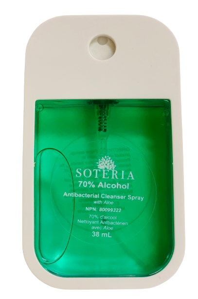 Combo Pack: Soteria Hand Sanitizer for Sensitive Skin + Soteria Alcohol Hand Wipes + 10 Free Facemasks