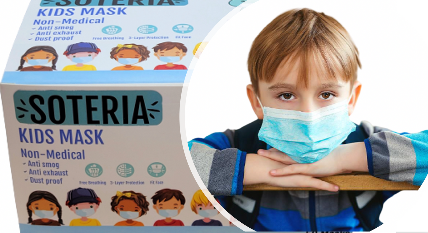 Soteria Disposable Kids Facemask 50/Box