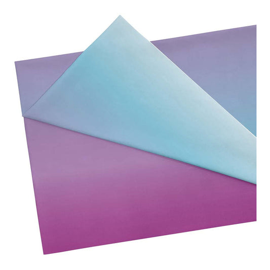 Purple and Blue Colour Wash Creative Class Fabric