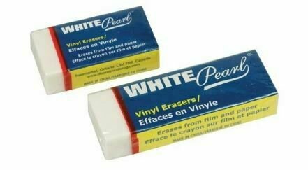 White Pearl Erasers