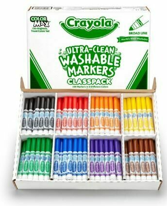 Crayola Ultra Clean Washable Markers Classpack