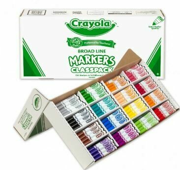 Crayola Non-Washable Markers Classpack