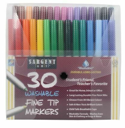 Washable Fine Tip Markers