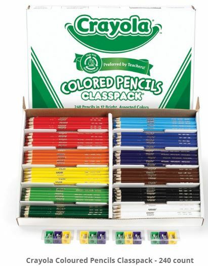 Crayola Coloured Pencils Classpack
