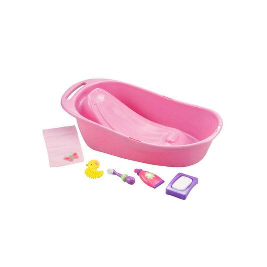 Pink Baby Doll Bath Set (7 Pieces)