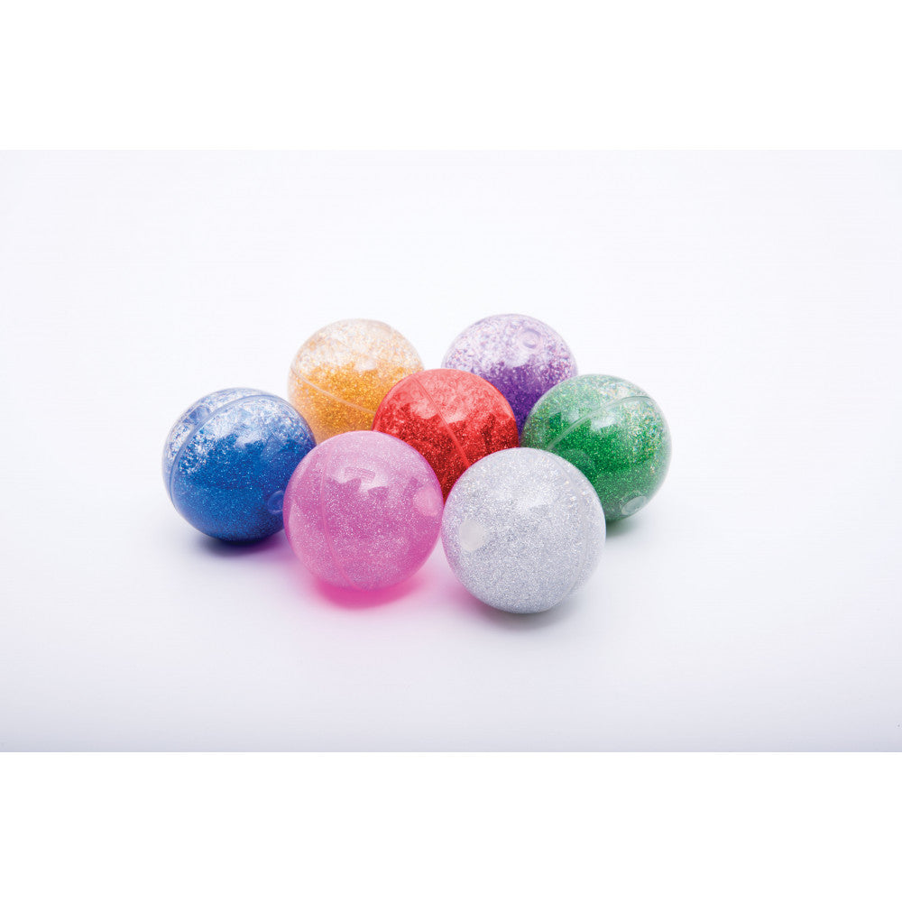 Sensory Rainbow Glitter Balls Set- Pack of 7