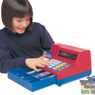 Pretend & Play® Cash Register with Canadian Money
