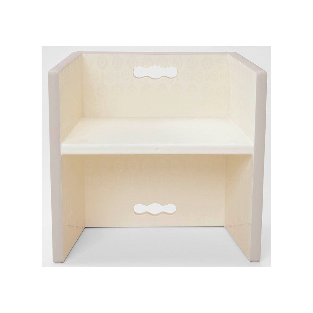 Step Stool Chair Stair-Ivory