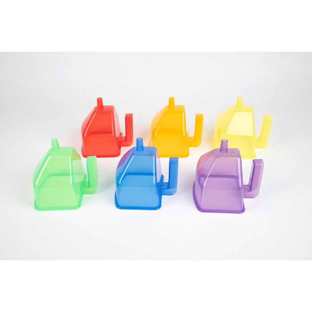 Translucent Colour Funnels (Pack Of 6)