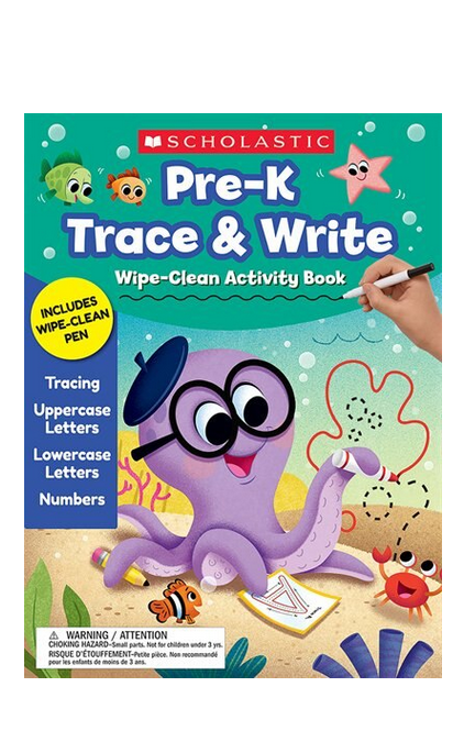 Trace & Write Wipe-Clean Pre-K
