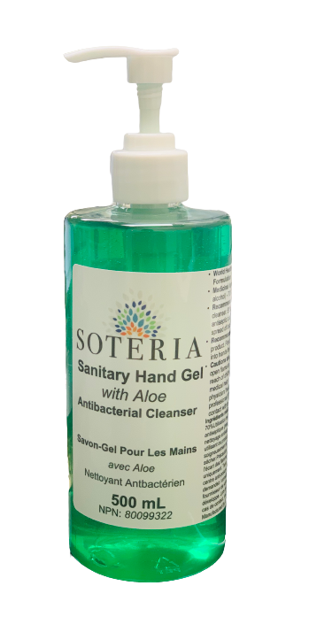 Soteria Hand Sanitizer for Sensitive Skin Pump Bottle- Watermelon Scented (Various Sizes)